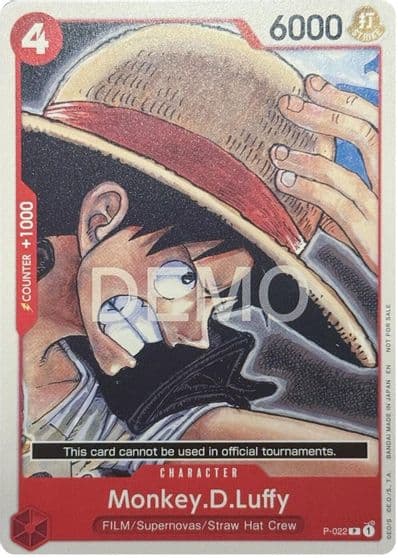 MonkeyDLuffy P 022 One Piece Demo Deck Cards One Piece card
