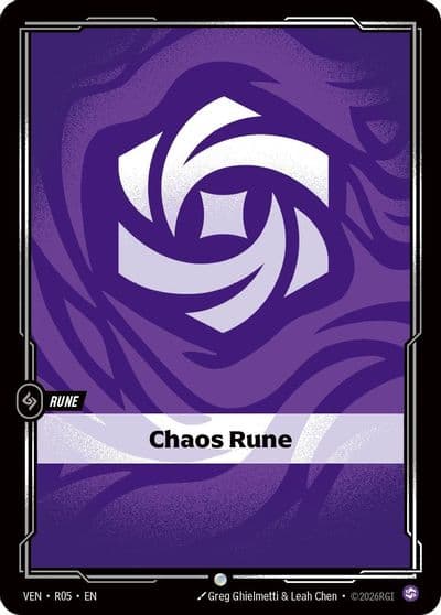 Chaos Rune Vendetta Riftbound card