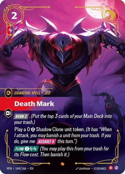 Death Mark Vendetta Riftbound card