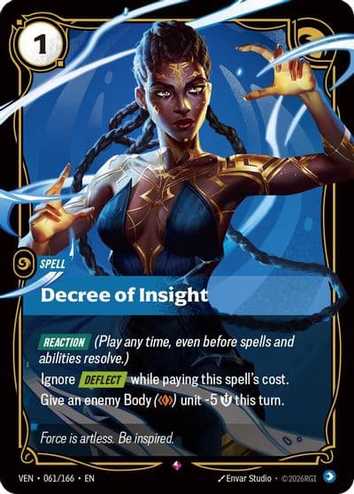 Decree of Insight Vendetta Riftbound card