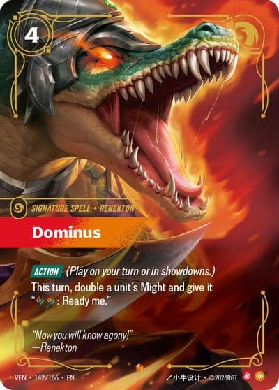 Dominus Vendetta Riftbound card