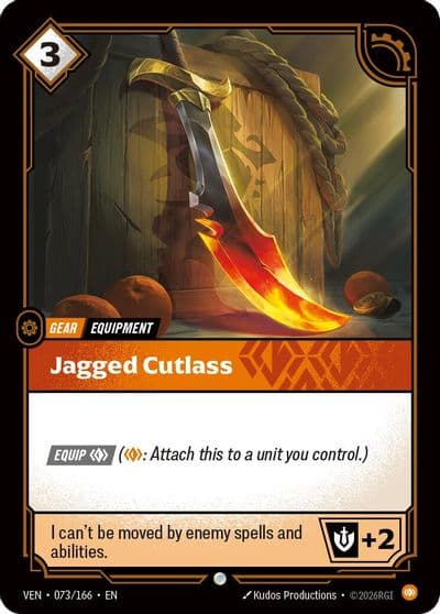 Jagged Cutlass Vendetta Riftbound card