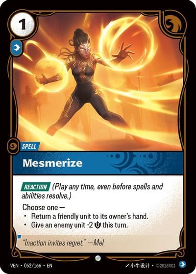 Mesmerize Vendetta Riftbound card