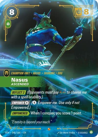 Nasus Ascended Vendetta Riftbound card