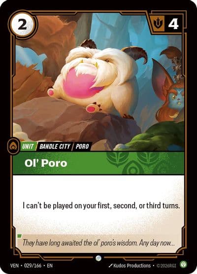Ol Poro Vendetta Riftbound card