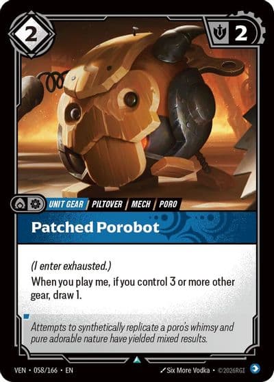Patched Porobot Vendetta Riftbound card