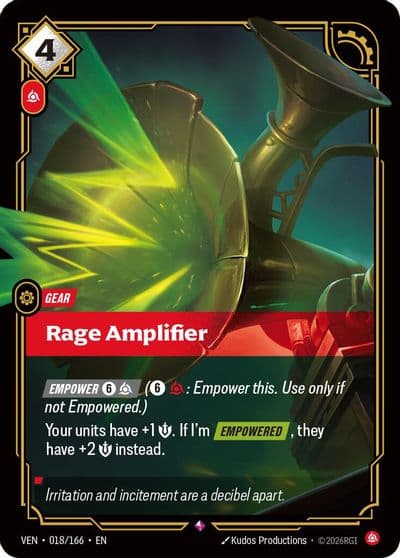 Rage Amplifier Vendetta Riftbound card