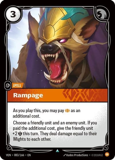 Rampage Vendetta Riftbound card
