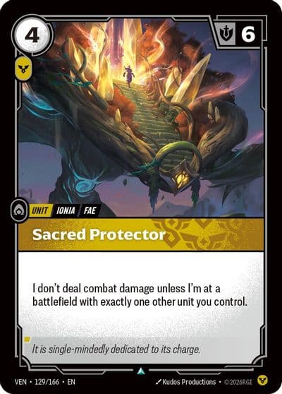 Sacred Protector Vendetta Riftbound card