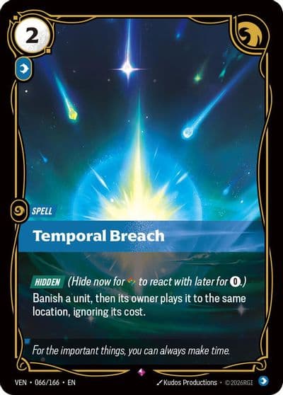 Temporal Breach Vendetta Riftbound card
