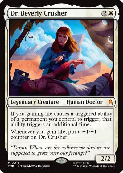 Dr Beverly Crusher Star Trek Magic card