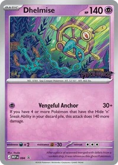 Dhelmise 084 ME: Mega Evolution Promo Pokemon card