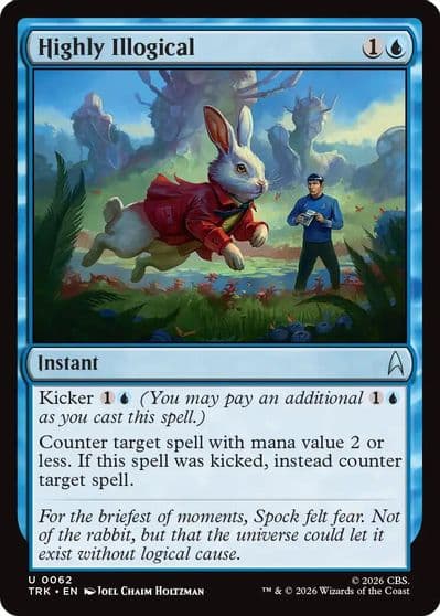 Highly Illogical Star Trek Magic card