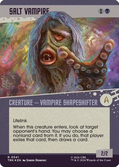 Salt Vampire Showcase Surge Foil Star Trek Magic card