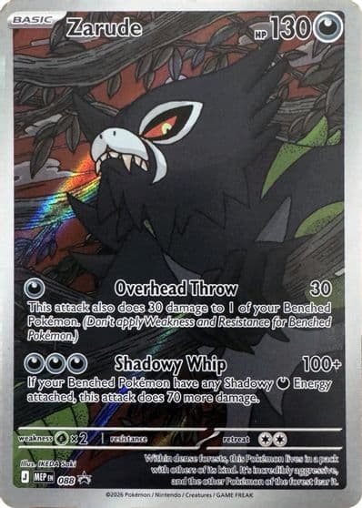 Zarude 088 ME: Mega Evolution Promo Pokemon card