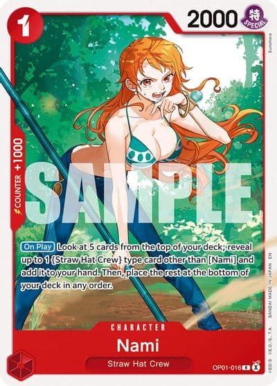 Nami Starter Deck 31: RED Monkey.D.Luffy One Piece card