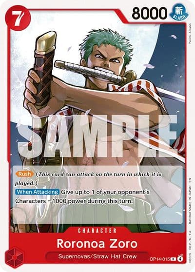 Roronoa Zoro Starter Deck 31: RED Monkey.D.Luffy One Piece card