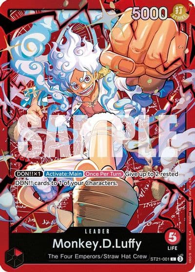 MonkeyDLuffy ST21 001 Starter Deck 31: RED Monkey.D.Luffy One Piece card