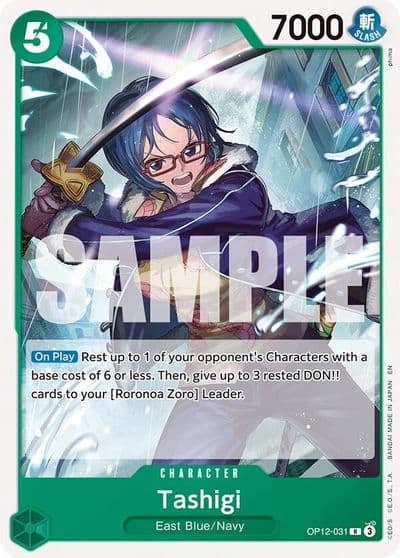 Tashigi Starter Deck 32: GREEN Roronoa Zoro One Piece card