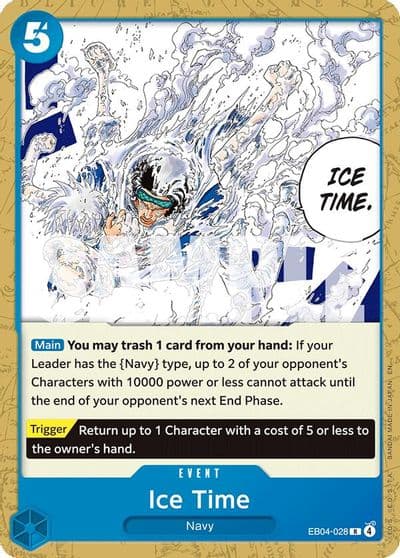 Ice Time Starter Deck 33: BLUE Kuzan One Piece card