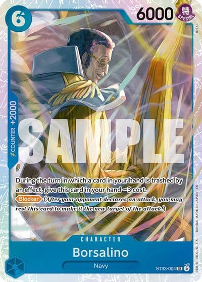 Borsalino Starter Deck 33: BLUE Kuzan One Piece card