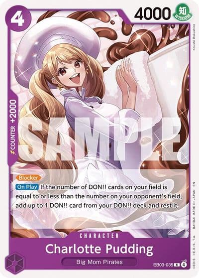 Charlotte Pudding Starter Deck 34: PURPLE Charlotte Katakuri One Piece card