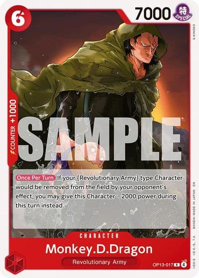 MonkeyDDragon Starter Deck 35: RED/BLACK Sabo One Piece card