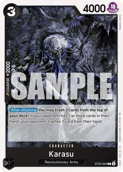 Karasu Starter Deck 35: RED/BLACK Sabo One Piece card
