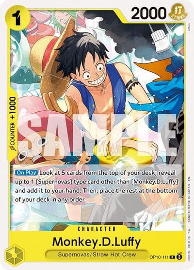 MonkeyDLuffy Starter Deck 36: YELLOW Eustass”Captain”Kid One Piece card