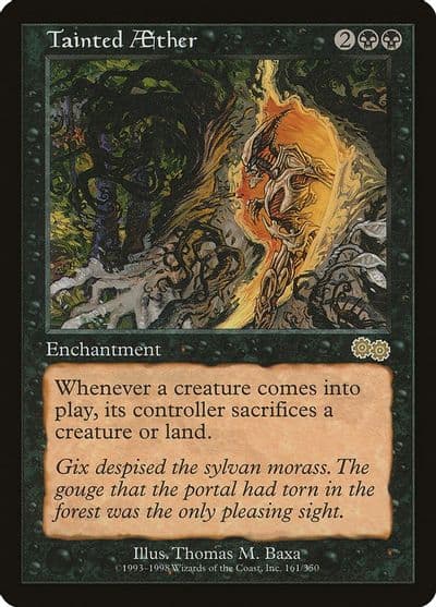 Tainted Aether Urza's Saga Magic card