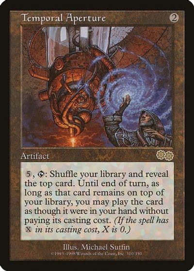 Temporal Aperture Urza's Saga Magic card