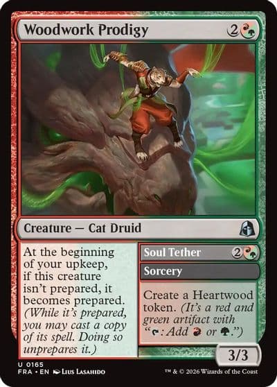 Woodwork Prodigy Reality Fracture Magic card