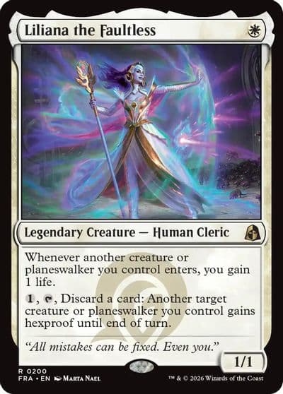 Liliana the Faultless Reality Fracture Magic card