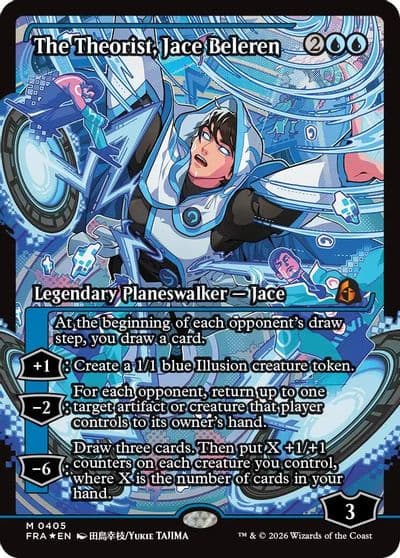 The Theorist Jace Beleren Showcase Reality Fracture Magic card