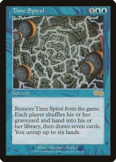 Time Spiral Urza's Saga Magic card