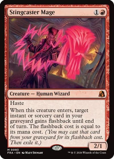 Stingcaster Mage Reality Fracture Magic card