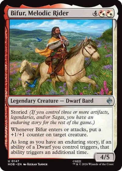 Bifur Melodic Rider The Hobbit Magic card