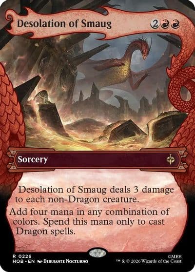 Desolation of Smaug Showcase The Hobbit Magic card