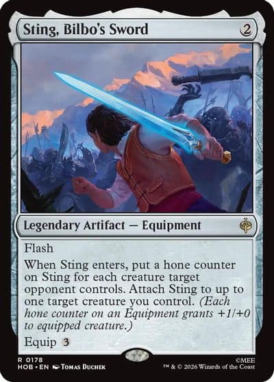 Sting Bilbos Sword The Hobbit Magic card
