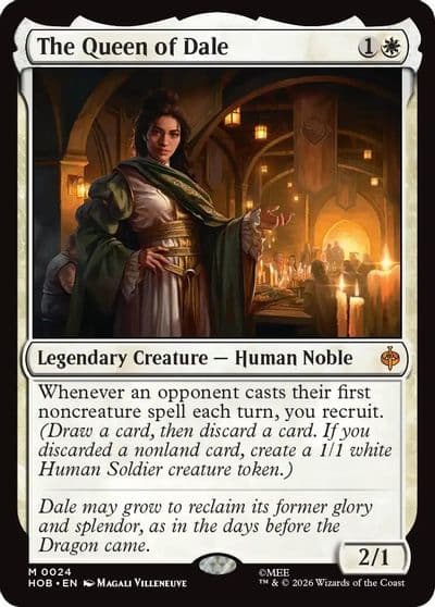 The Queen of Dale The Hobbit Magic card