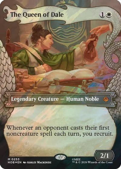 The Queen of Dale Showcase Surge Foil The Hobbit Magic card