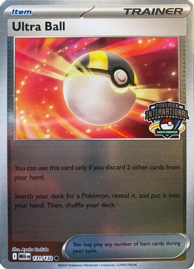 Ultra Ball 131 132 North America International Championship League & Championship Cards Pokemon card