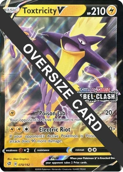 Toxtricity V Jumbo Cards Pokemon card