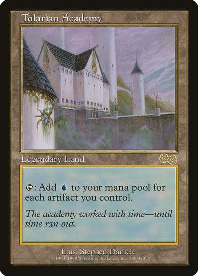 Tolarian Academy Urza's Saga Magic card