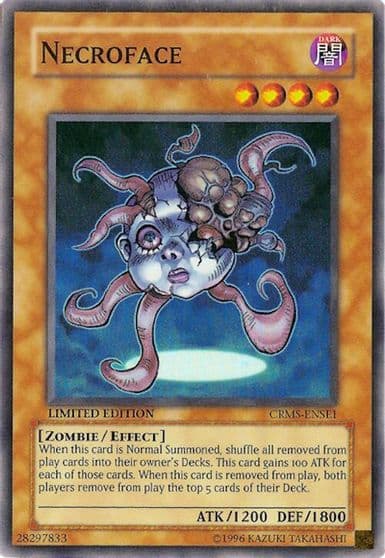 Necroface Crimson Crisis Yu-Gi-Oh! card