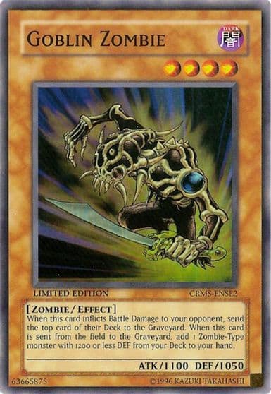 Goblin Zombie Crimson Crisis Yu-Gi-Oh! card