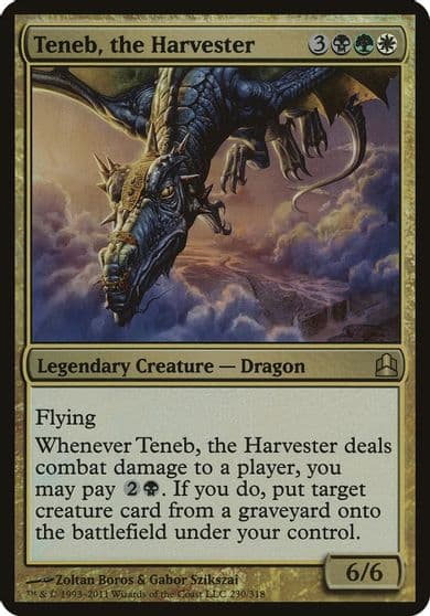 Teneb the Harvester Commander Oversize Cards Magic card
