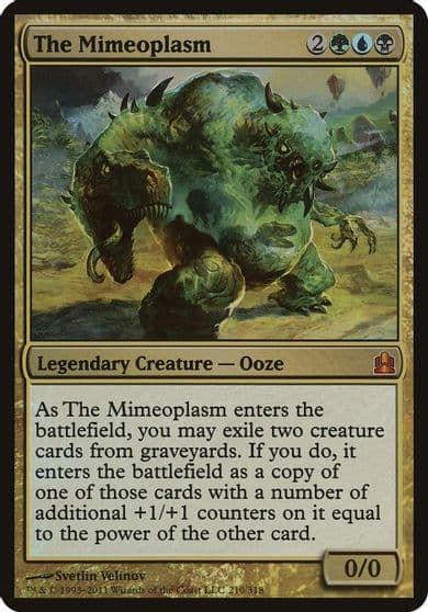 The Mimeoplasm Commander Oversize Cards Magic card