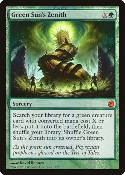 Green Suns Zenith From the Vault: Twenty Magic card