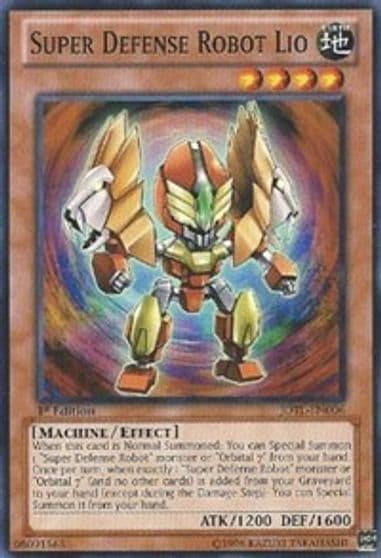 Super Defense Robot Lio Judgment of the Light Yu-Gi-Oh! card